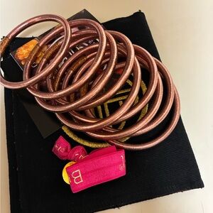 Budhagirl Rose Gold Bangles Set Size Medium